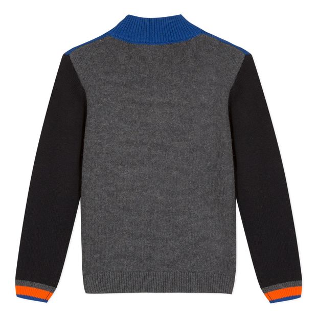 Zebra Zip Collar Jumper-product