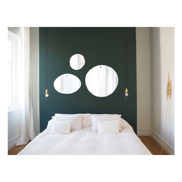 Miroir extra plat biseauté - forme aléatoire carrée 28x29 cm-product