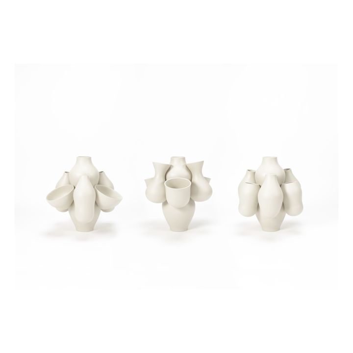 Keramikvase Pacha, Jean-Baptiste Fastrez | Cremefarben- Produktbild Nr. 1