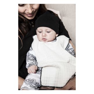 Moumout Bavoir en gaze de coton -listing