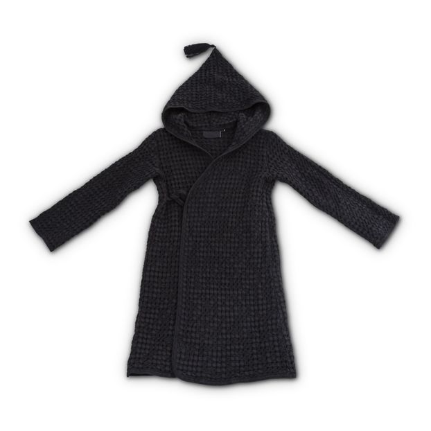 Waffle Bathrobe with Hood-product