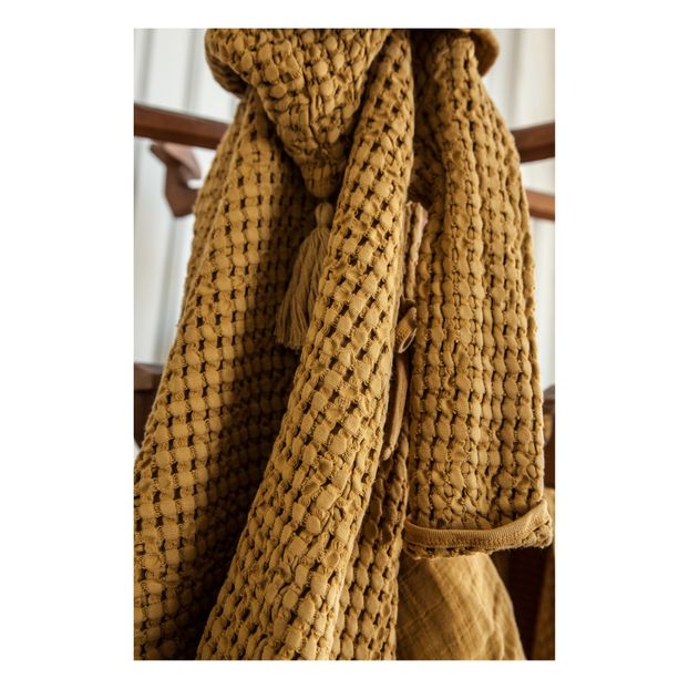 Waffle Bathrobe with Hood-product