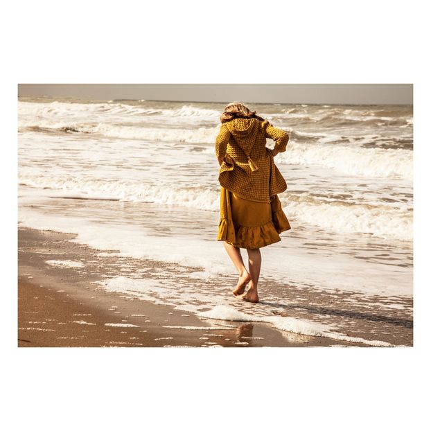 Waffle Bathrobe with Hood-product