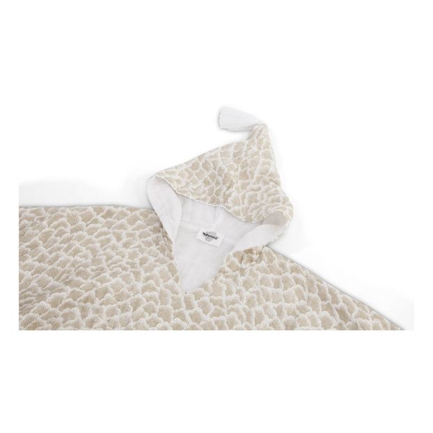Poncho infantil de gasa de algodón con capucha, estampado-product