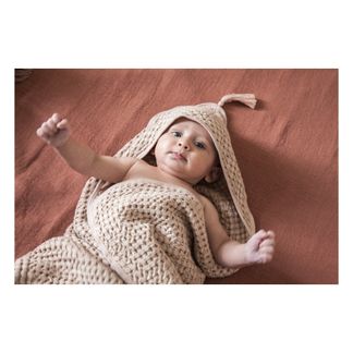 Moumout Cape de bain en nid d'abeille-listing