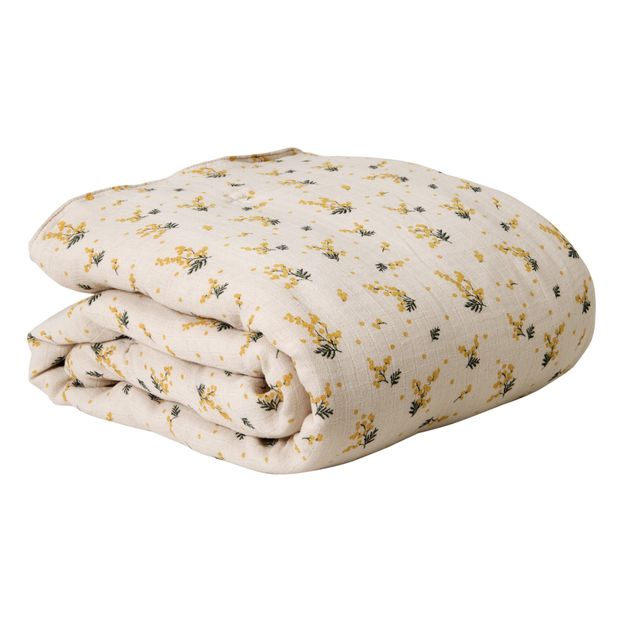 Plaid en mousseline de coton ouatiné-product