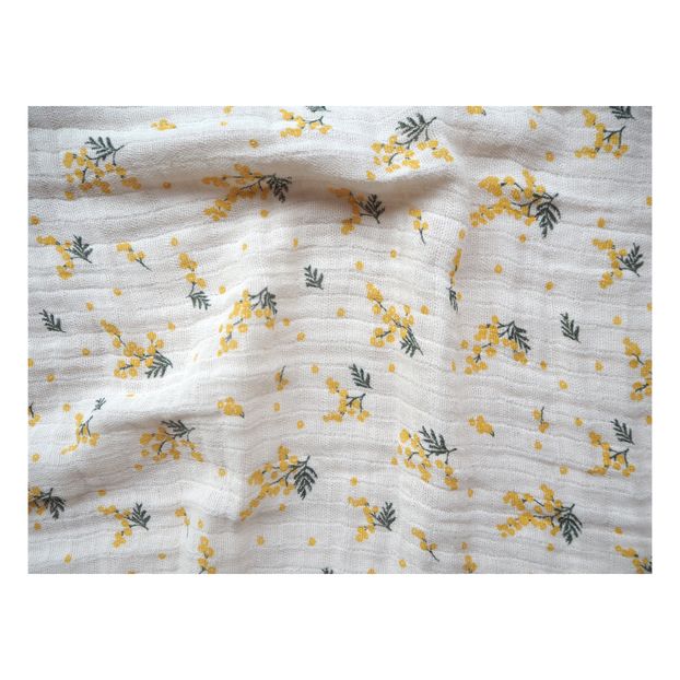 Plaid en mousseline de coton ouatiné-product