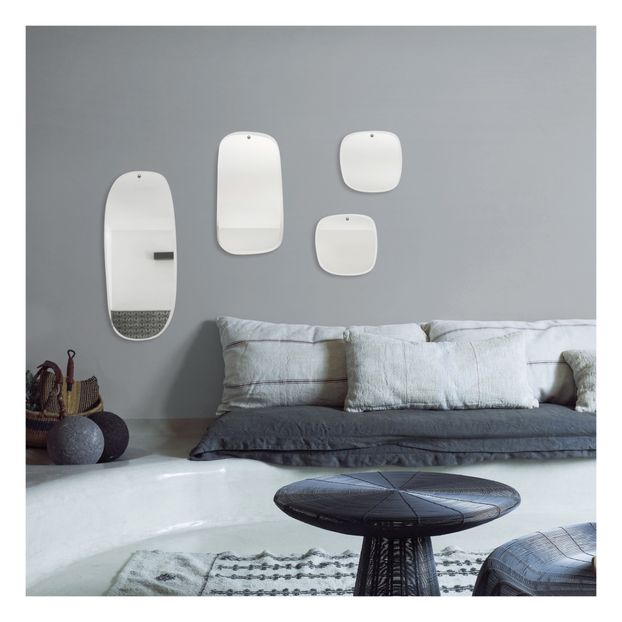 Miroir extra plat biseauté - forme aléatoire carrée 28x29 cm-product