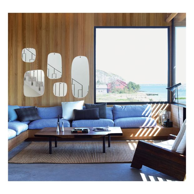Miroir extra plat biseauté - forme aléatoire carrée 28x29 cm-product