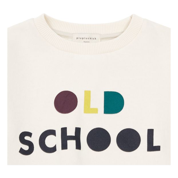 Sweat Old School Intérieur Polaire Coton Bio-product