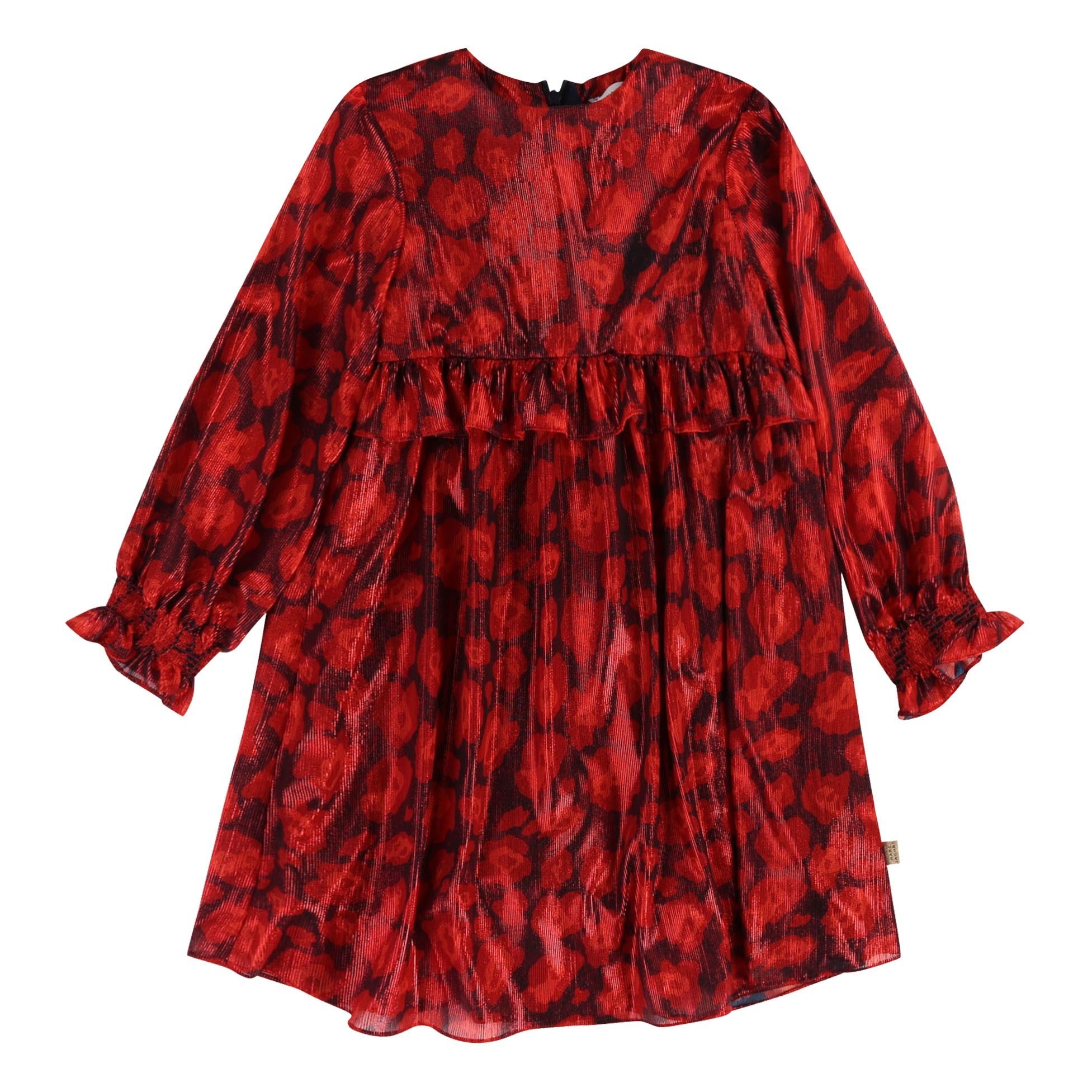 Little Marc Jacobs - Robe Léopard Doublée - Fille - Rouge