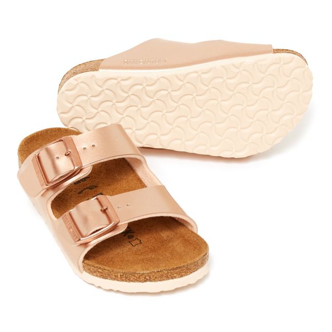 Sandalias Nubuck Arizona | Oro rosado