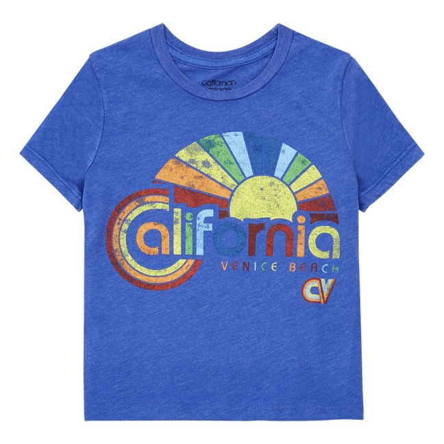 T-Shirt California Bleu roi