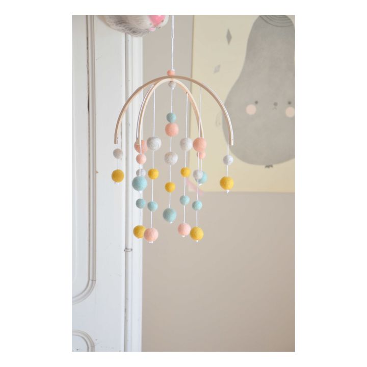 Wool felt mobile Green Calm Design Baby