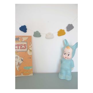 Calm Wolkengirlande aus Wollfilz-listing