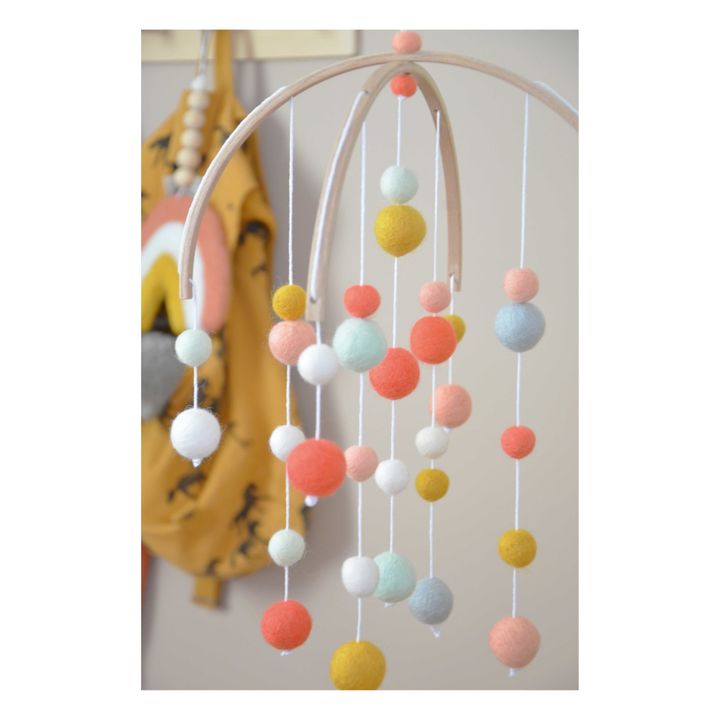 Wool felt mobile Coral Calm Design Baby Smallable