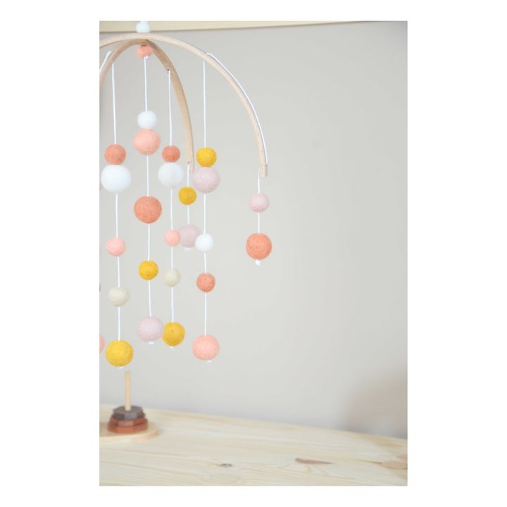 Wool felt mobile Blush Calm Design Baby Smallable
