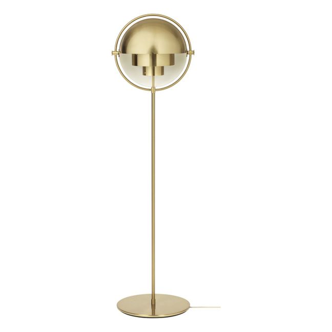 Multi-Lite Floor Lamp, Louis Weisdorf, 1972 Brass