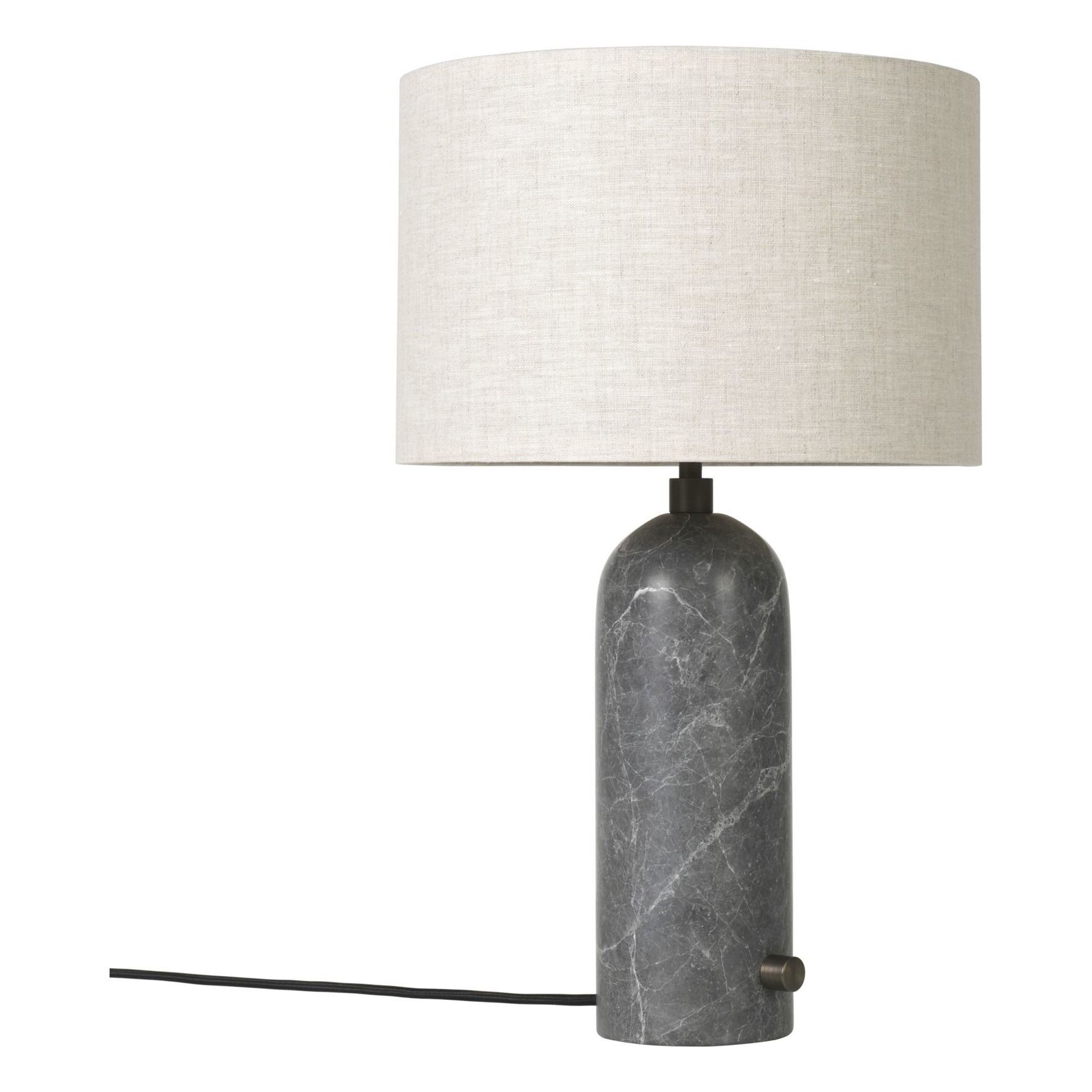 Gubi - Lampe à poser Gravity, Space Copenhagen - Marbré gris