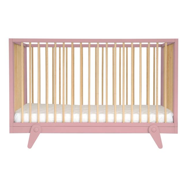 Petipeton convertible cot/ bed, 70x140 cm Dusty Pink