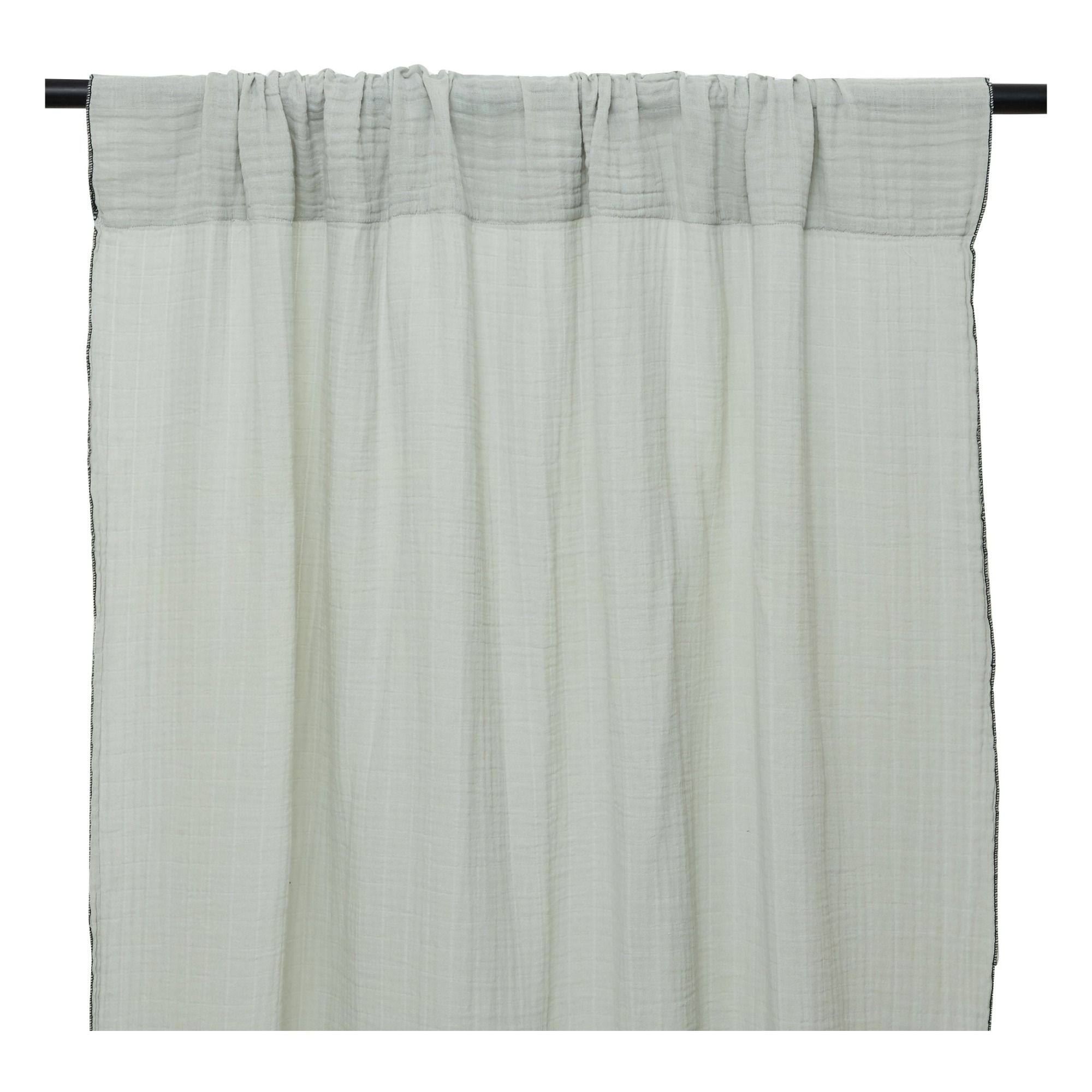 Cotton Gauze Curtain 120x180cm Almond green Autumn Design Adult