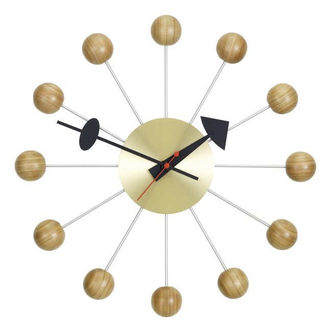 Ball Clock - George Nelson, 1948-1960 | Cherry Wood