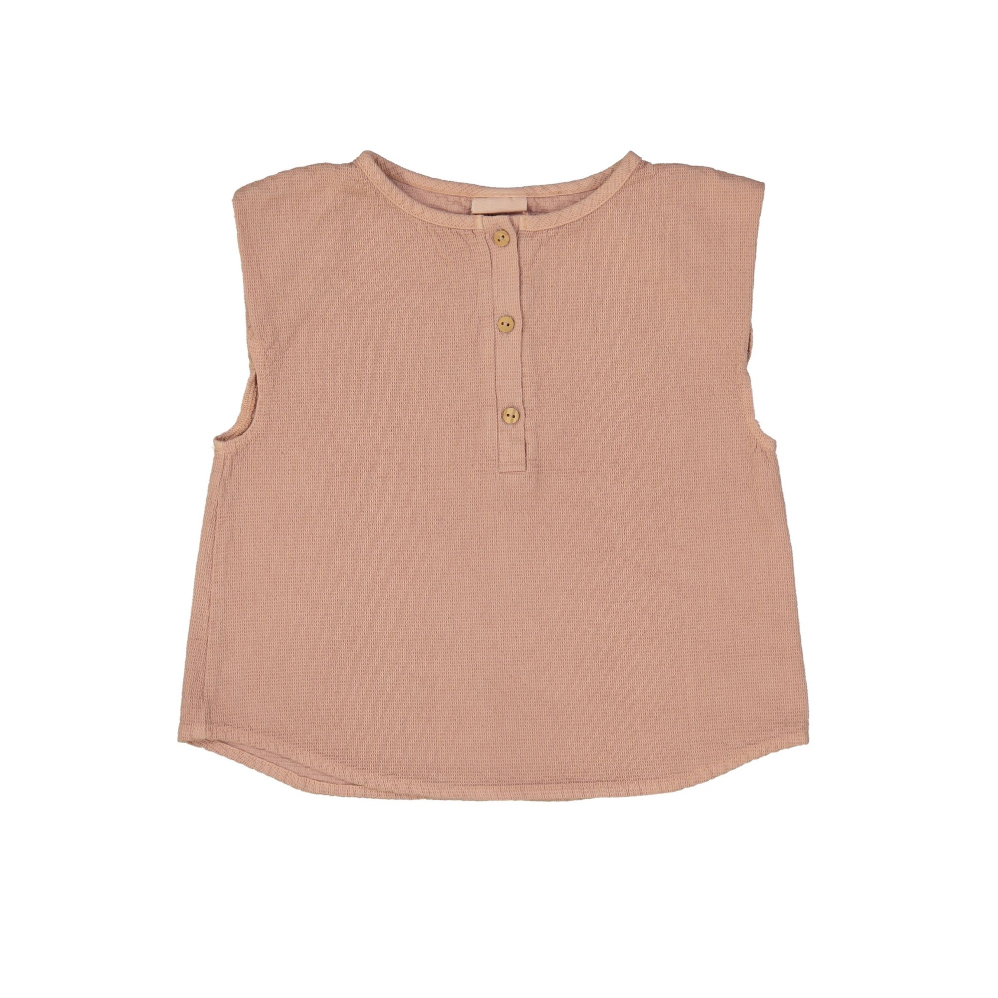 Studio Bohème - Top roman Coton Bio - Fille - Rose