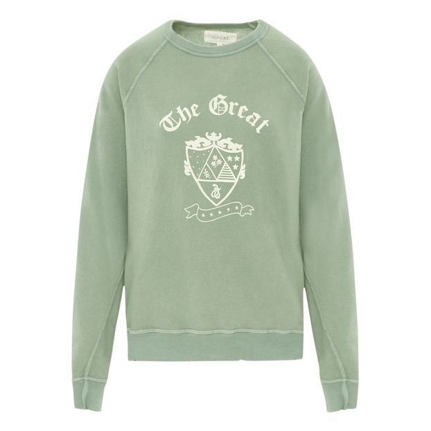 green college sweatshirt