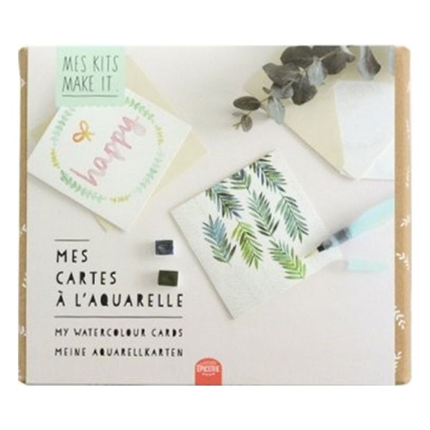 Kit Diy Mes Cartes A L Aquarelle La Petite Epicerie Jouet Et