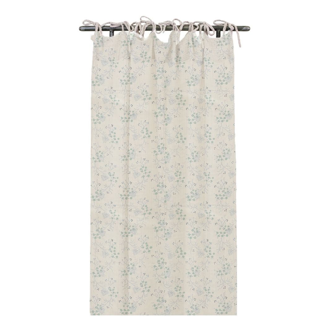 Camomile London - Rideau Minako 140x290 cm - Bleu