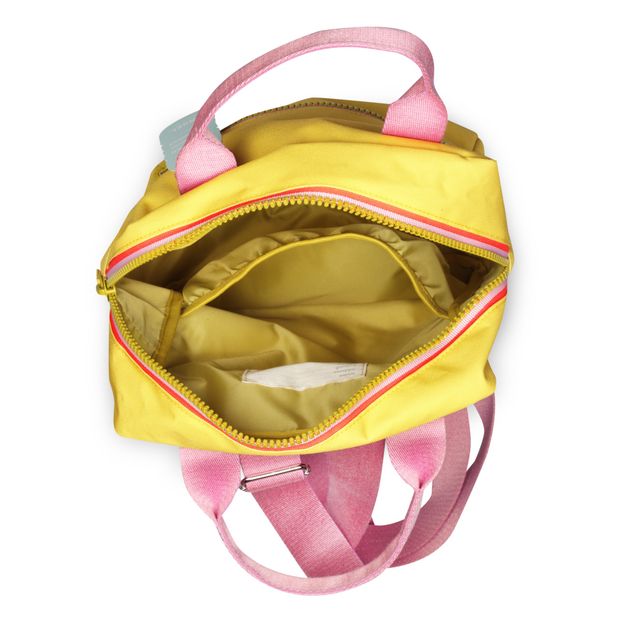 Large recycled plastic backpack Yellow Engel Fashion Children