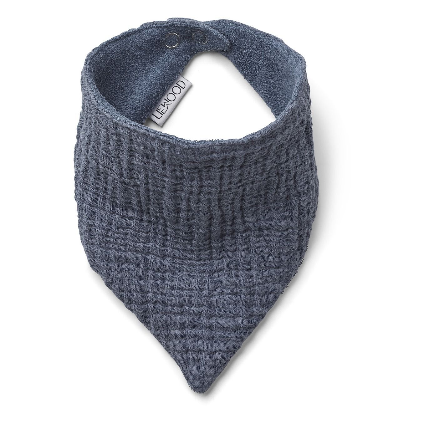 Liewood - Bavoir bandana Andrea en coton bio - Set de 2 - Bleu