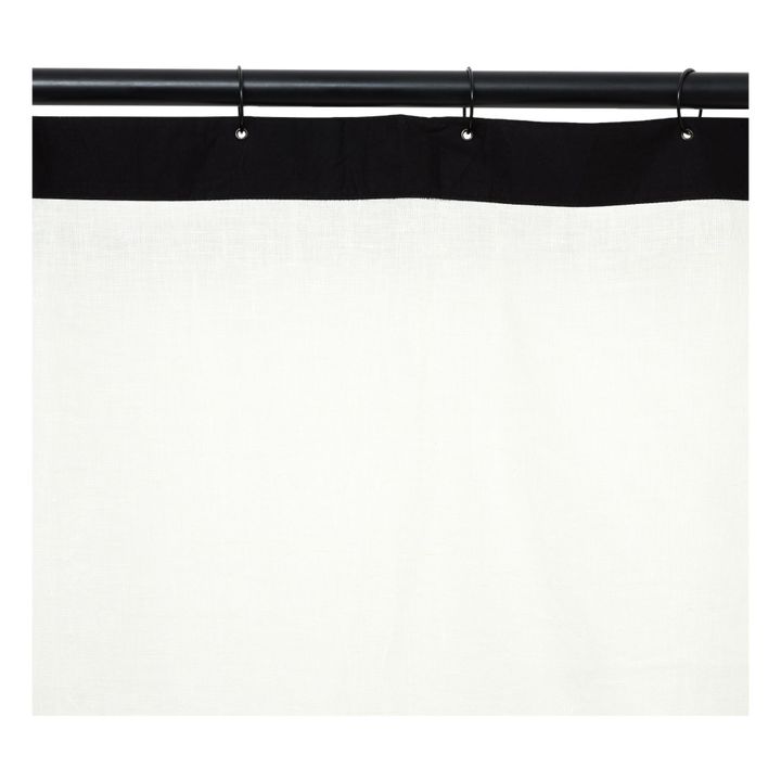 Vorhang aus Leinen Bonifacio | Weiß- Produktbild Nr. 1