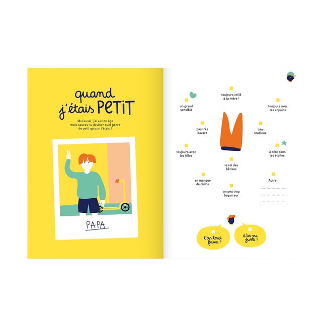 "Tel père, telle fils ?" - Father-son book 
