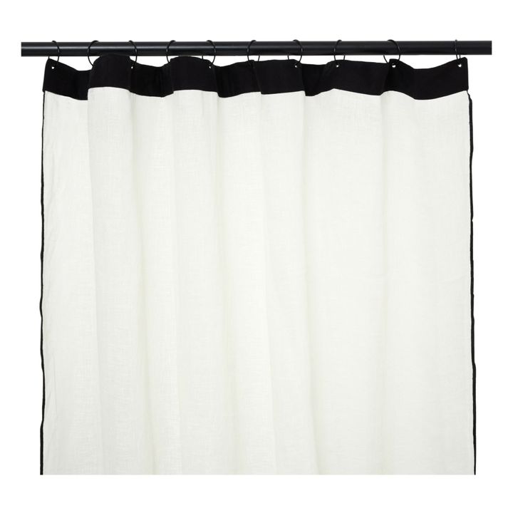 Vorhang aus Leinen Bonifacio | Weiß- Produktbild Nr. 0
