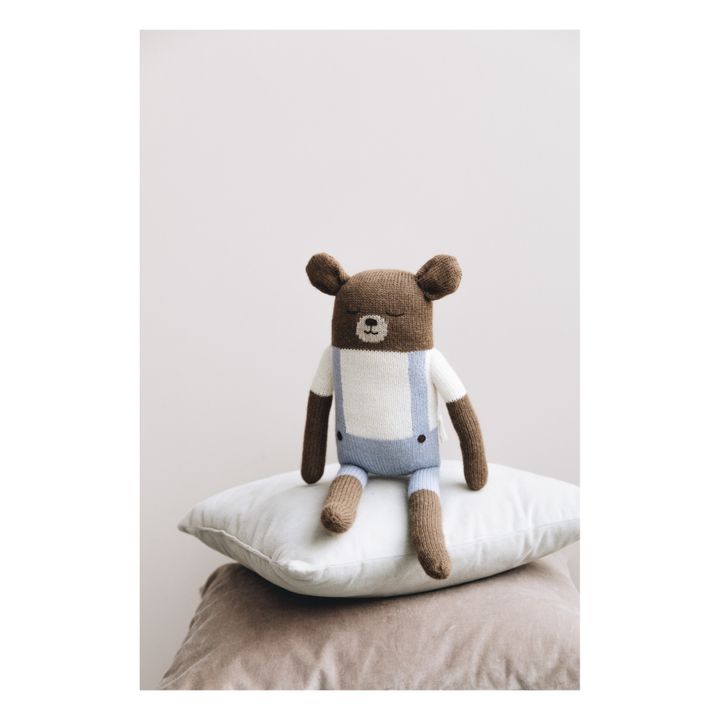 Doudou grand ours | Bleu- Image produit n°1