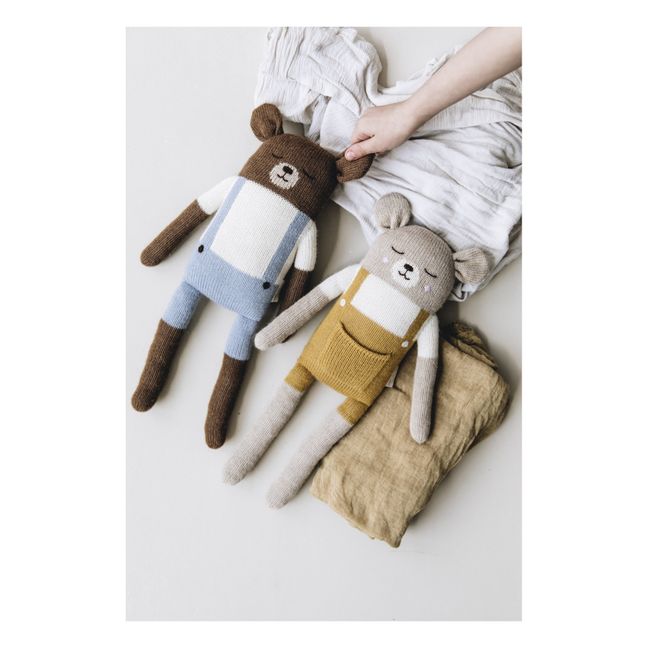 Doudou grand ours | Bleu