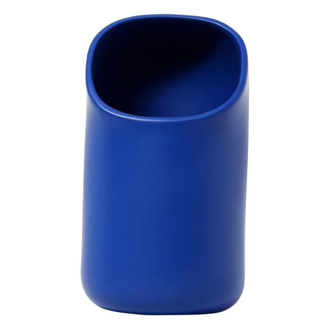 Vase en céramique Ô, Ionna Vautrin | Bleu indigo