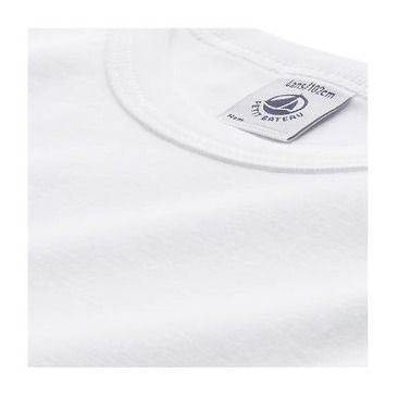 Lot 2 T-shirts Ligne Unis Blanc