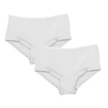 Petit Bateau - Lot 2 Shorties - Fille - Blanc