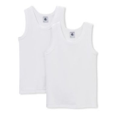 Vest Tops - Set of 2 White