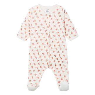 Petit Bateau Pyjama mit Füßchen für Neugeborene Castorette Samt-listing
