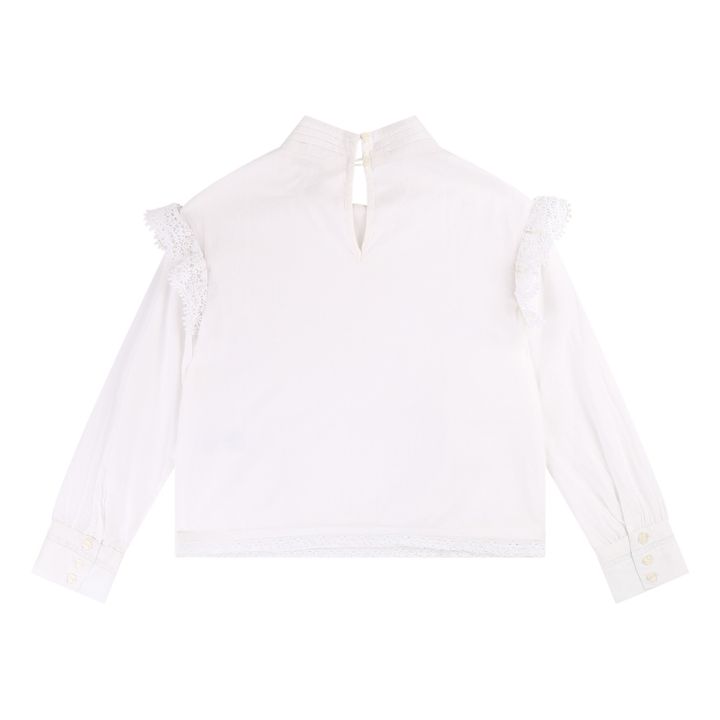 Lace Ruffled Blouse White Zadig & Voltaire Fashion Teen