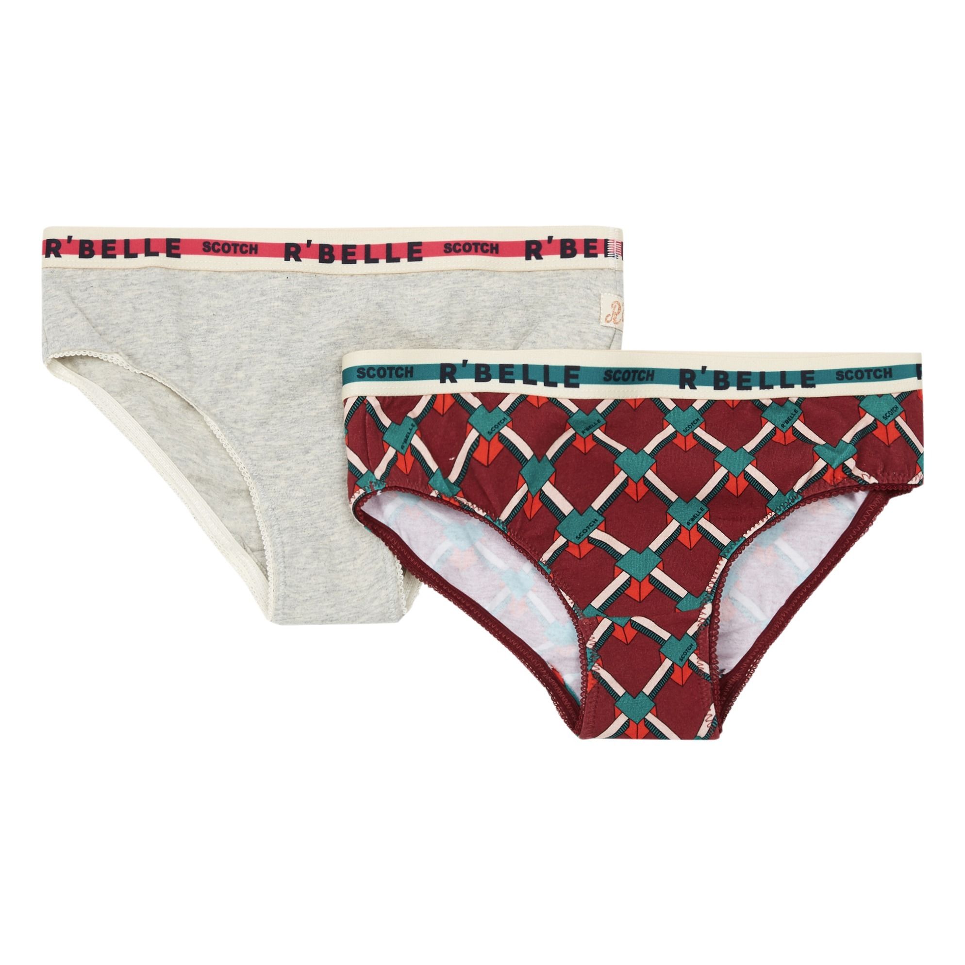 Scotch & Soda - Lot 2 Culottes - Fille - Rouge