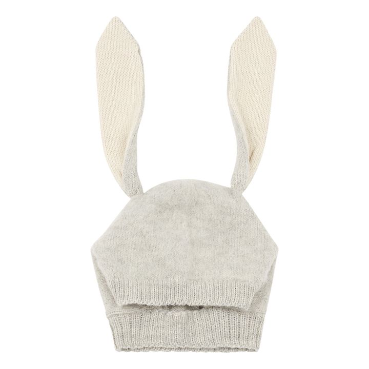 Cagoule Baby Alpaga Lapin | Gris- Image produit n°1
