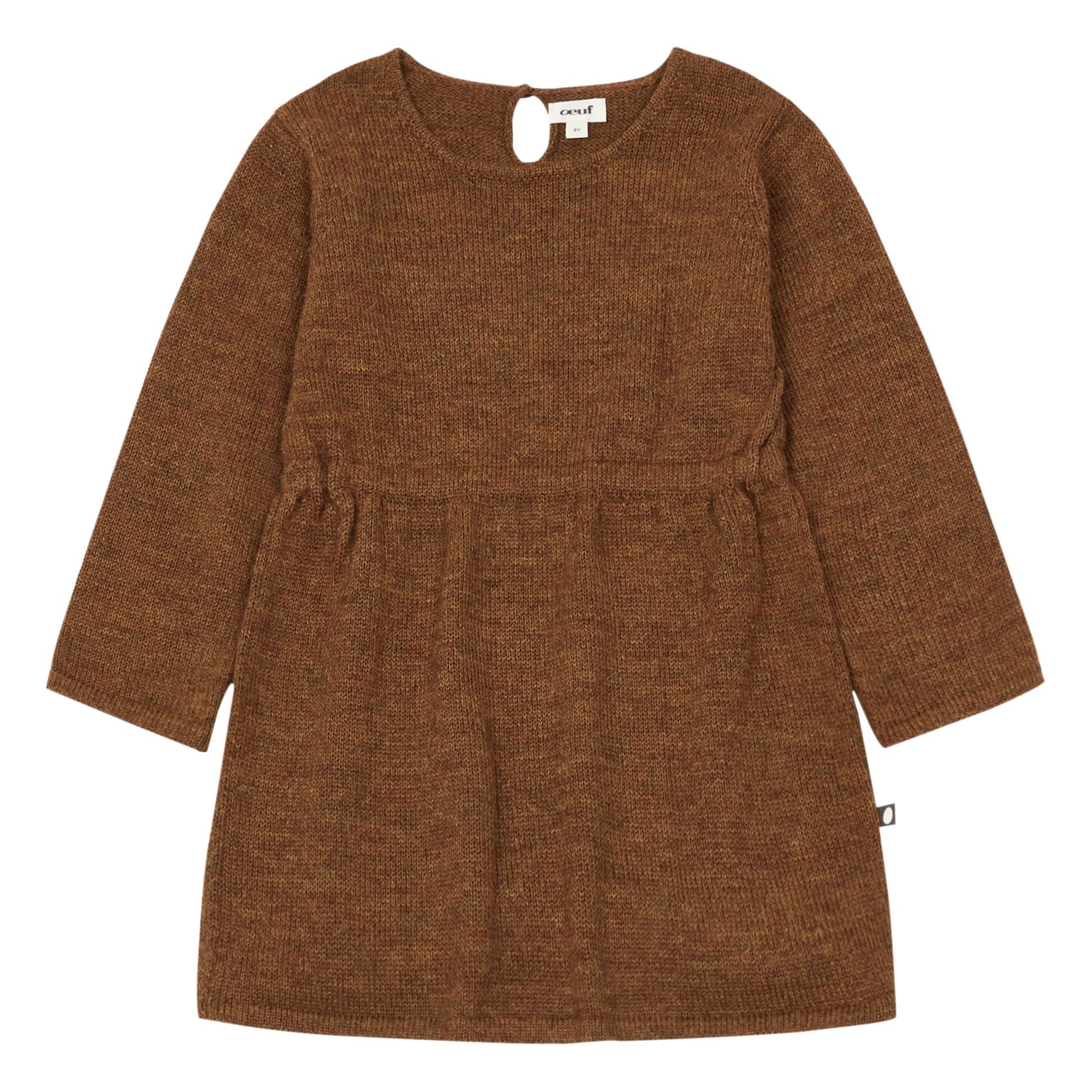 Oeuf NYC - Robe Baby Alpaga - Fille - Marron