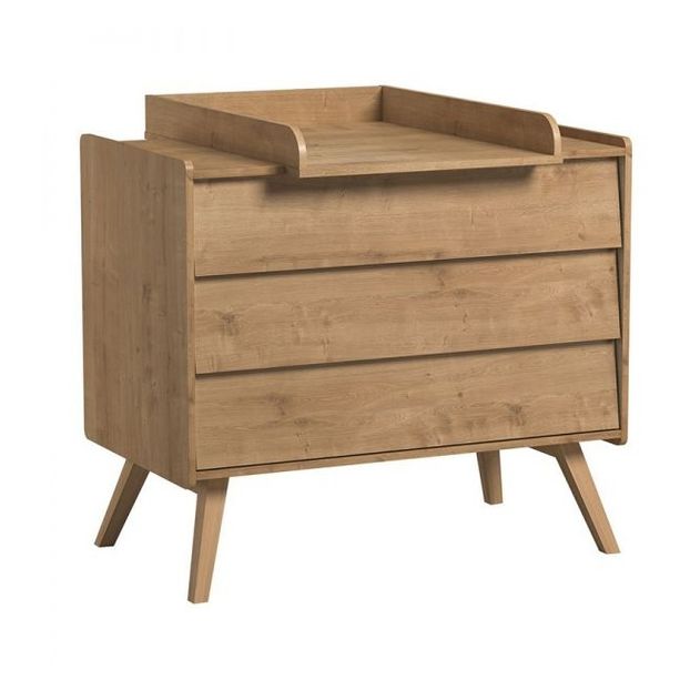 oak changing table