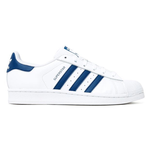 Superstar Leather Trainers with Laces Blau Superstar Leather Trainers with Laces Blau