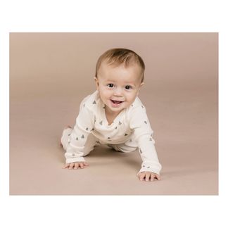 Rylee + Cru Sweatshirt Trees Relaxed aus angerautem Fleece-listing