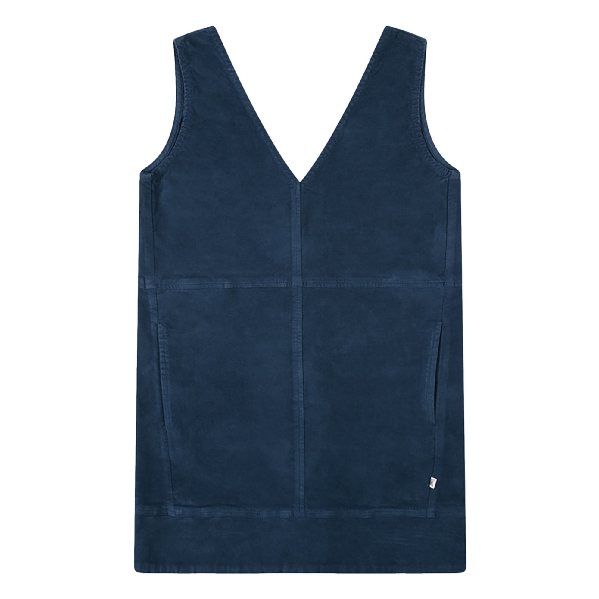 Repose AMS - Robe Velours - Fille - Bleu